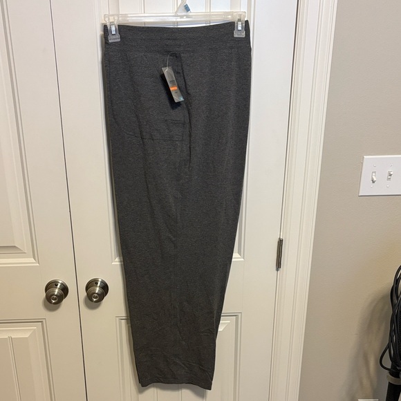 Danskin Women's Plus Gray Loose Fit Pants with Pockets NWT - Picture 1 of 3